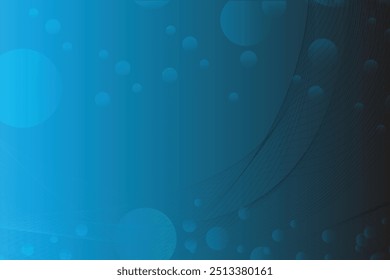 Fondo ondulado azul abstracto con la onda de la línea del oro, se puede utilizar para la venta del Anuncio, Fondo de pantalla, para, folleto, página de aterrizaje.