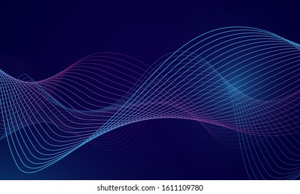 abstract blue wavy background with line wave, can be used for banner sale, wallpaper, for, brochure, landing page.