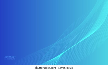 abstract blue wavy background with line wave, can be used for banner sale, wallpaper, for, brochure, landing page.