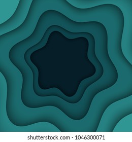 Abstract blue wavy background. Background with waves. 