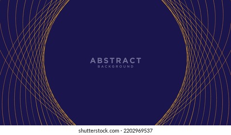 abstract blue wavy background with yellow line wave,