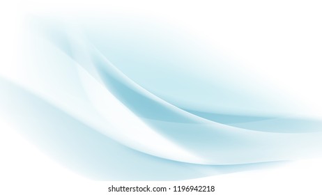 Abstract blue wavy with blurred light curved lines background