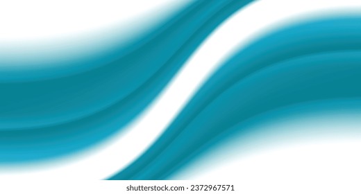 Abstract blue wavy with blurred light curved lines background. vector ilustrasi