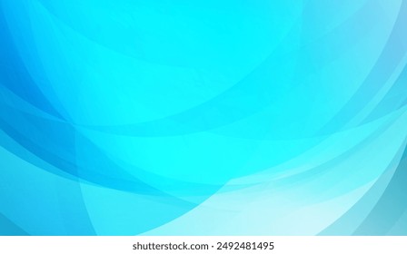 Abstract blue wavy curved background