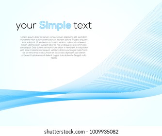 Abstract blue wavy digital background. Vector illustration EPS 10