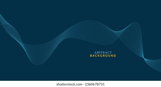 Abstract blue wavy elements. Design elements for your design. Vector illustration of blue lines. Vector Background