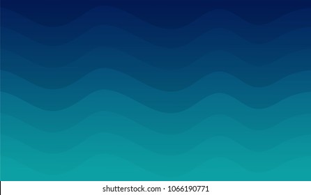 Abstract blue wavy gradient pattern background vector.Modern design for your prints, cards, flyers, brochures, posters, banners etc.