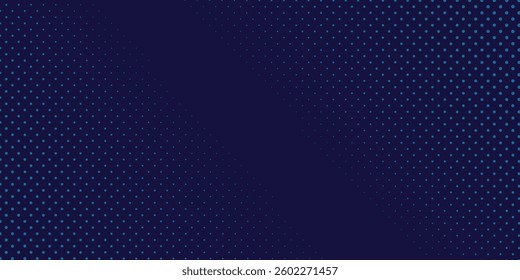 Abstract blue wavy halftone background. Dot pop art sport style vector illustration