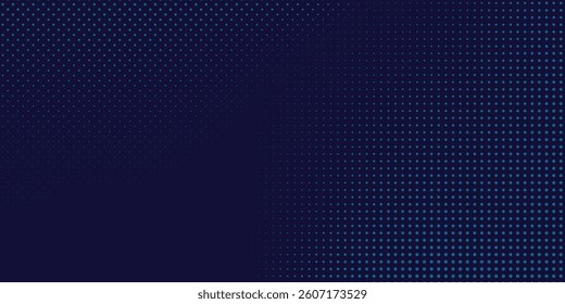 Abstract blue wavy halftone background. Dot pop art sport style design abstract