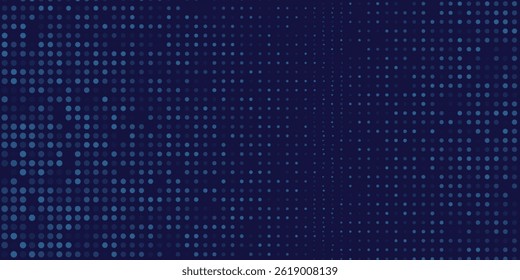 Abstract blue wavy halftone background. Dot pop art sport style abstract modern design art