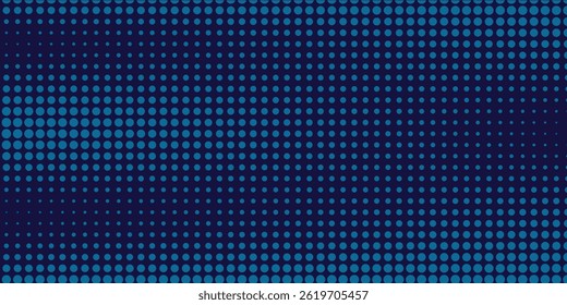 Abstract blue wavy halftone background. Dot pop art sport style modern abstract illustration modern Vector