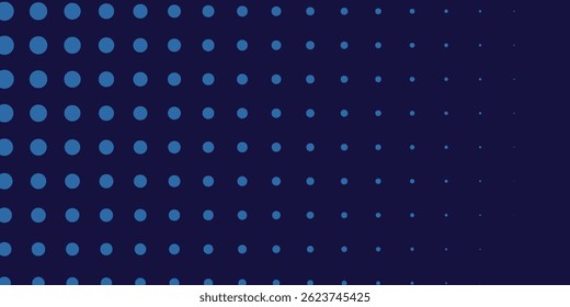 Abstract blue wavy halftone background. Dot pop art sport style vector illustration abstract modern