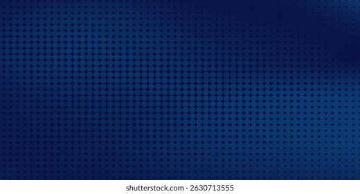 Abstract blue wavy halftone background. Dot pop art sport style modern simple good