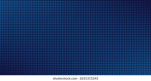 Abstract blue wavy halftone background. Dot pop art sport style vector illustration simple