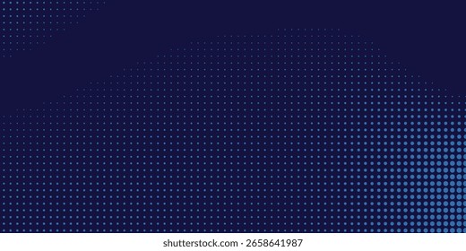 Fondo de semitono ondulado azul Abstractas. Dot pop art estilo deportivo moderno abstracto simple