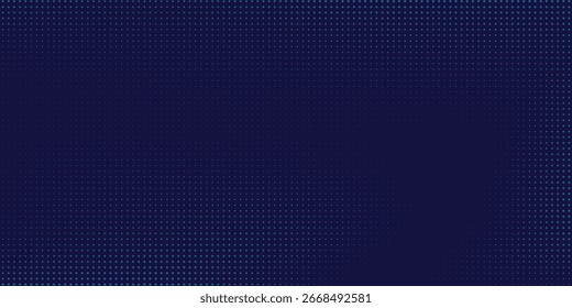 Abstract blue wavy halftone background. Dot pop art sport style modern