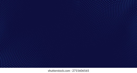 Fondo de semitono ondulado azul Abstractas. Dot pop art estilo deportivo Vector diseño abstracto simple