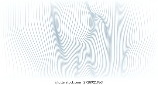 Abstractas patrón de línea ondulada azul sobre un fondo blanco con espacio para su texto. Vector moderno eps10.
