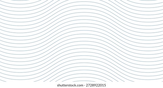 Abstractas patrón de línea ondulada azul sobre un fondo blanco con espacio para su texto. Vector moderno eps10.
