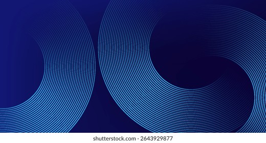Plano De Fundo Das Linhas Onduladas Azuis Abstratas. EPS 10