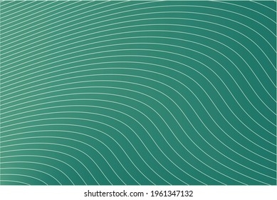 Abstract blue wavy lines. Landscape style