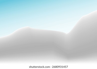 Abstract blue and white 3d line shape modern background. vector illustration