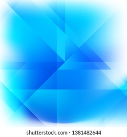 Abstract Blue and White Background