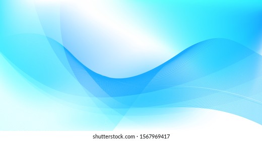 Abstract blue and white background 