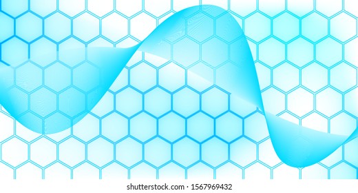 Abstract blue and white background 