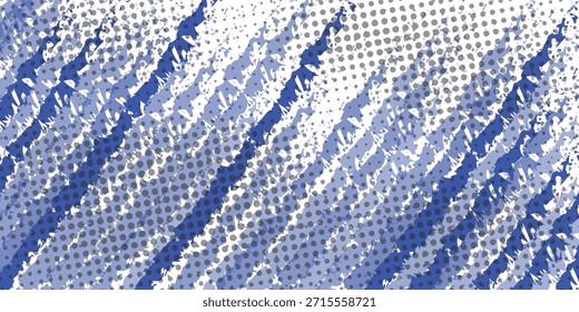 El fondo azul y blanco Abstractas es un patrón brillante con gradiente, con textura metálica de piso y pared, fondo diagonal de tecnología suave azul oscuro.