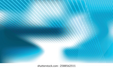 Abstract blue white background circle geometric shape concept luxury scene vector illustration with copy-space.	
