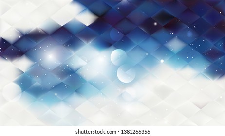 Abstract Blue and White Background Design