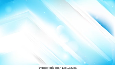 Abstract Blue and White Background Design