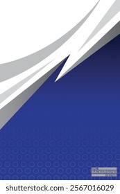 Abstract blue and white background illustration design