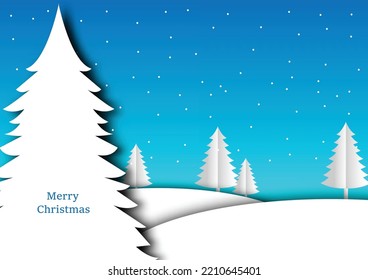 abstract blue and white background. Merry Christmas and happy New Year. tree white background. 