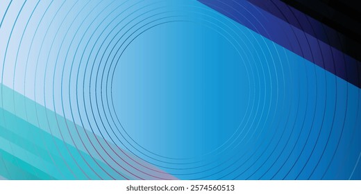 Abstract blue and white background. Modern and Creative Trend Design in abstract vector art blue and white background and there are smooth circles

