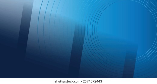 Abstract blue and white background. Modern and Creative Trend Design in abstract vector art blue and white background and there are smooth circles

