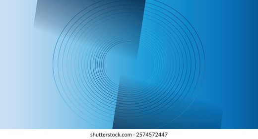Abstract blue and white background. Modern and Creative Trend Design in abstract vector art blue and white background and there are smooth circles

