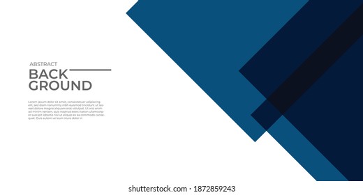 Abstract blue white background - squares composition created with flat overlap decoration. Technology or business digital template