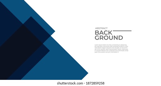 Abstract blue white background - squares composition created with flat overlap decoration. Technology or business digital template