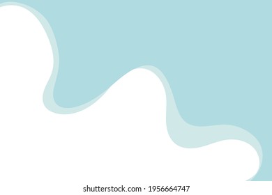 Abstract Blue White Background Vector. Abstract elegant wave design illustration. 