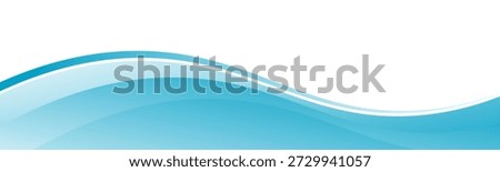 Abstract blue and white business wave banner background. eps10