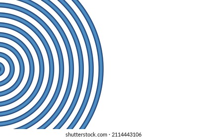 Abstract blue and white candy spiral background. Pattern design for banner, cover, flyer, postcard, poster, other. Round  lollipop vector illustration. 