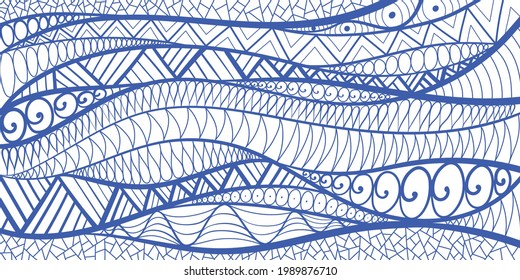 Resumen de fondo creativo azul y blanco. Ilustración gráfica creativa vectorial.
