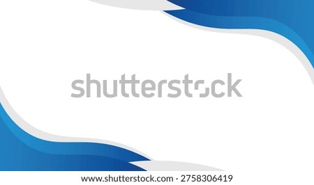 Abstract Blue and White Curve Background with Copy Space,copy space background.business background,ppt background,presntation background