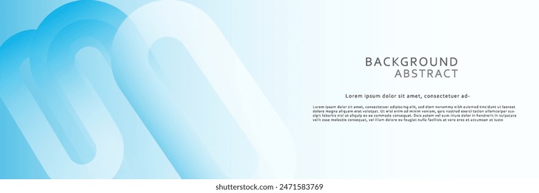 Abstract blue and white diagonal geometric shapes background. Simple graphic element. Modern banner template design with space for your text. vector