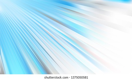 Abstract Blue and White Diagonal Lines Background Vector Image
