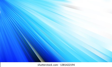 Abstract Blue and White Diagonal Lines Background Illustration