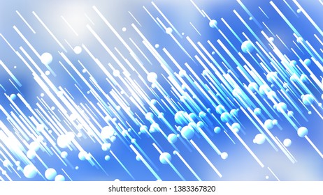 Abstract Blue and White Diagonal Lines Background Vector Graphic