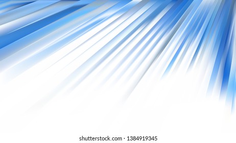 Abstract Blue and White Diagonal Lines Background
